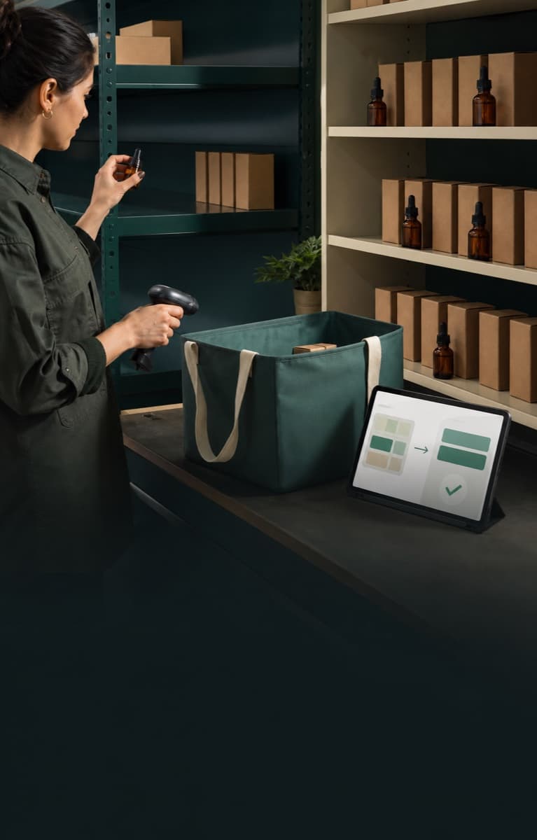 İki küçük fulfillment lokasyonu arasında düşük stok ve envanter transferini karşılaştıran satıcı